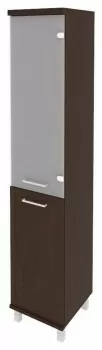Шкаф высокий узкий комбинированный правый