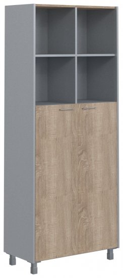 Шкаф с глухими средними дверьми