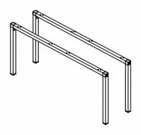 Набор крайних опор для двойного бенча