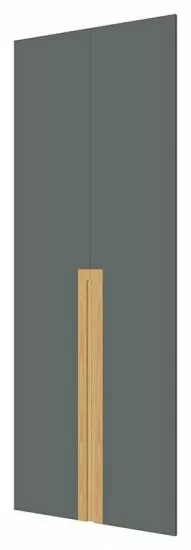 Комплект глухих высоких дверей