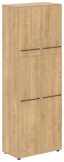 Шкаф с глухими средними и малыми дверьми