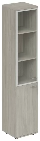 Шкаф высокий со стеклом левый