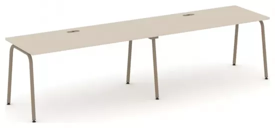 Рабочая станция с лючком на круглой трубе