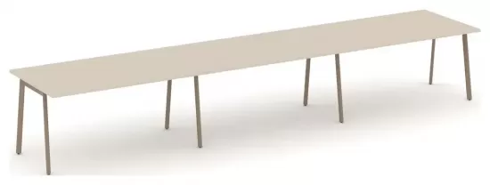 Стол переговорный на плоскоовальной трубе