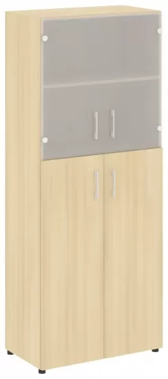 Шкаф высокий широкий комбинированный
