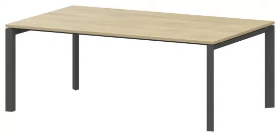 Стол переговорный на П-образном металлокаркасе