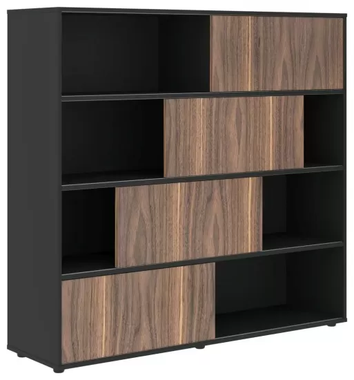 Стеллаж со слайд-дверьми